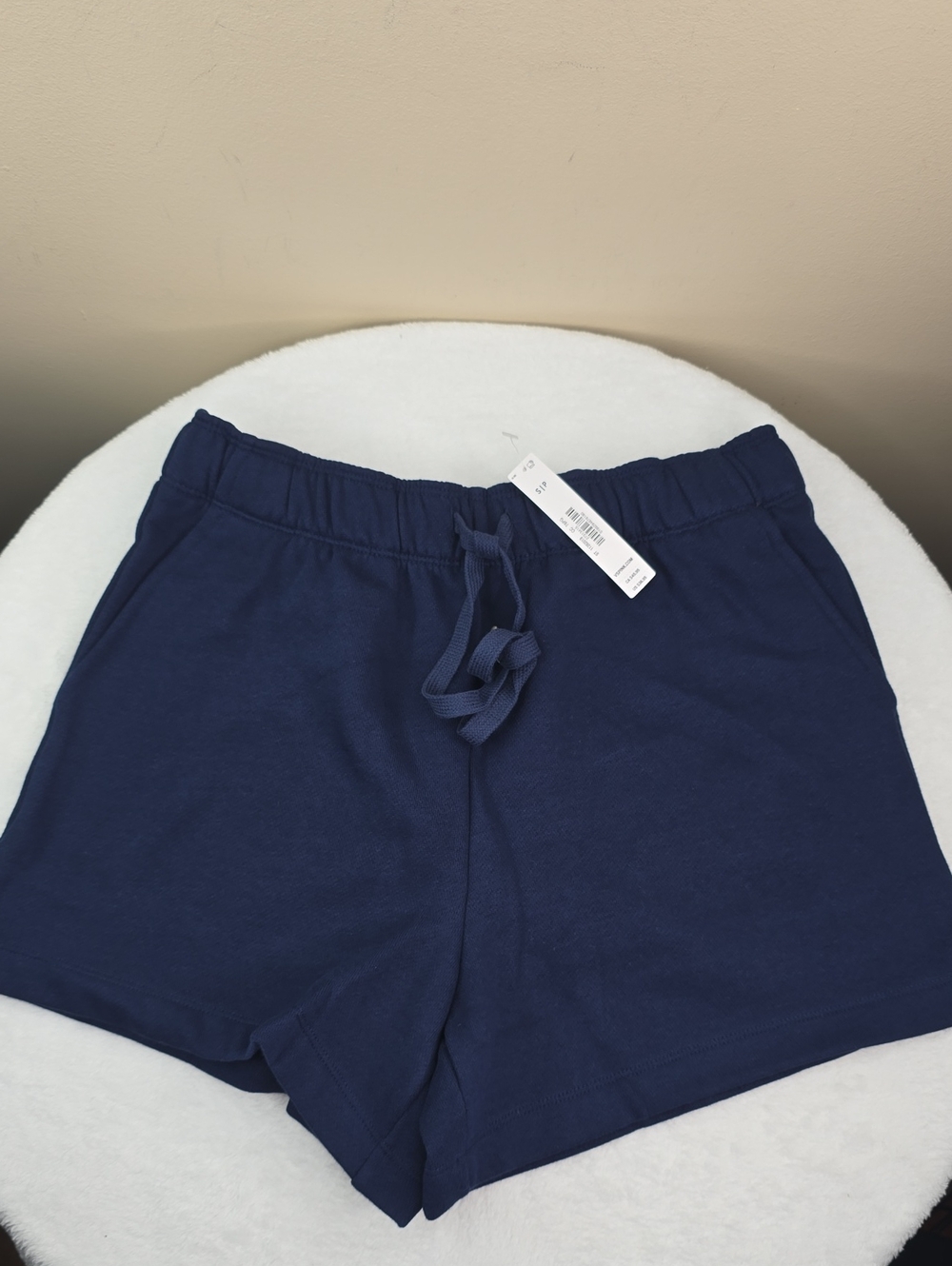 VS PINK Campus Fleece Roll-Down Shorts Sz Small NWT - Picture 3 of 5